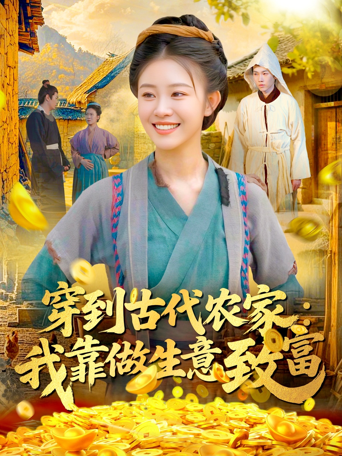 穿到古代农家我靠做生意致富封面图